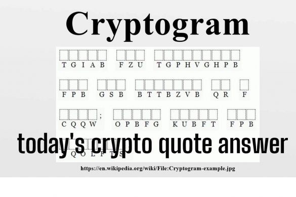 today's crypto quote answer