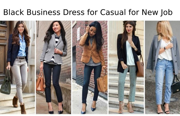 Black Business Dress for Casual for New Job