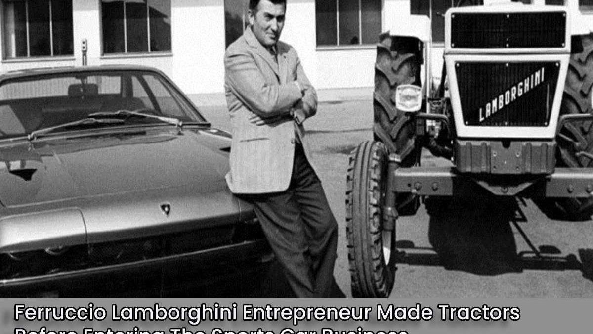 Which Entrepreneur Has Made Tractors Before Entering The Sports Car Business?