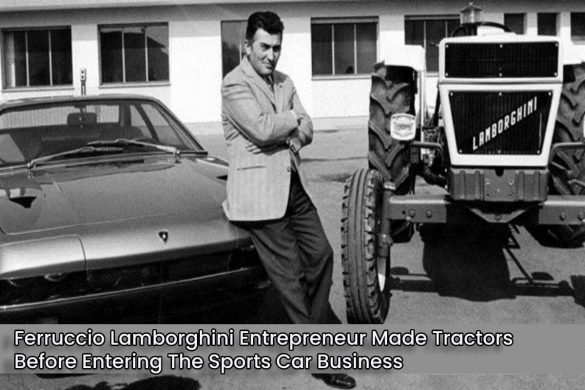which entrepreneur made tractors before entering the sports car business