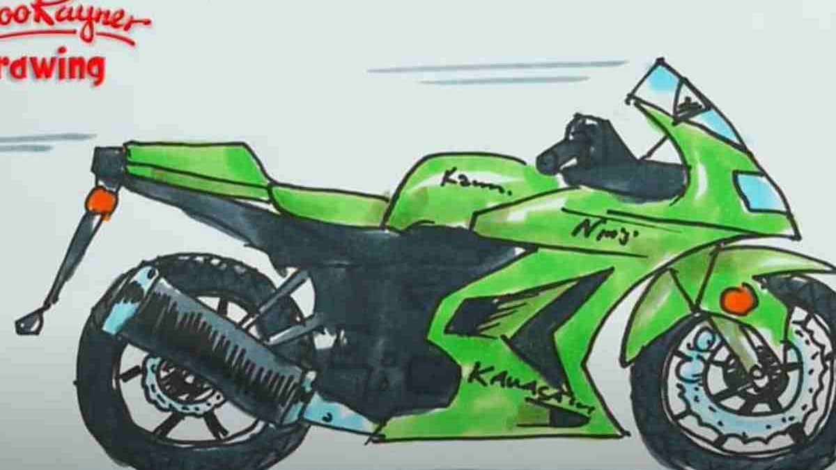 Motorcycle Drawing Cycling in Our Daily Life