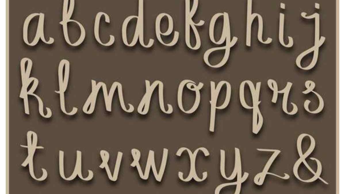Cursive Calligraphy Alphabet In Todays World of 2022