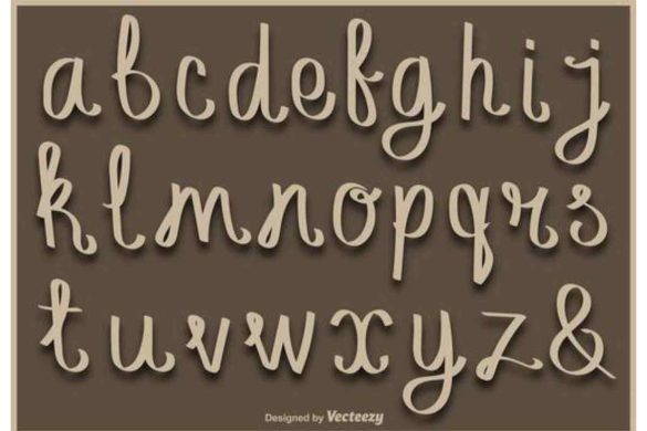 cursive calligraphy alphabet (1)